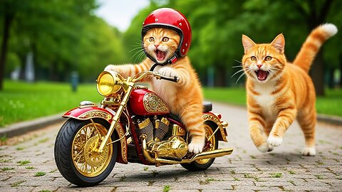 Mama Cat Trims Fur on the Farm and Makes Tiger Hat For Kittens At Home🐾🎩🐯