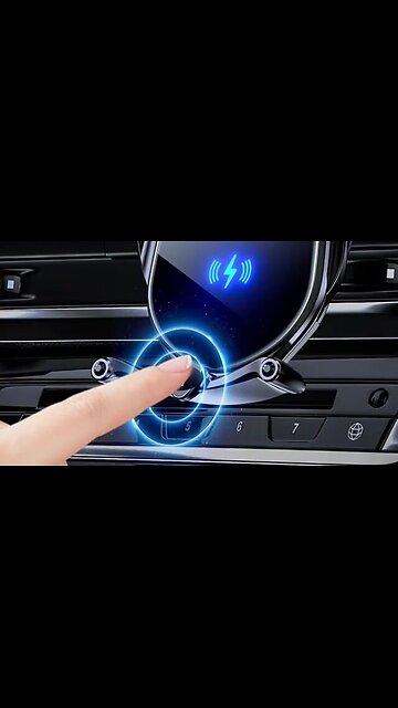 Car Wireless Phone Holder 15W Wireless Charging Car Air Vent Phone Mount