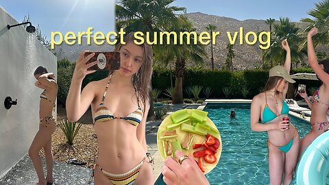 the perfect summer vlog. 