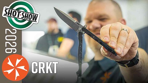 The M16 Balisong and a Funny Folder - CRKT at SHOT Show 2026
