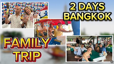 Family Of 7 on a 2 Week Vacation In Thailand. First, 2 Days In Bangkok