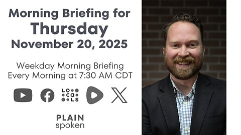 Thursday Morning Briefing (Nov. 20, 2025)