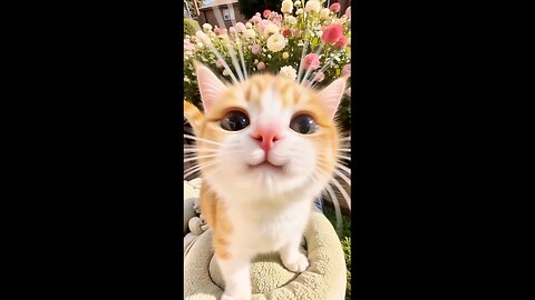 Big Eyed Cat Melts Your Heart