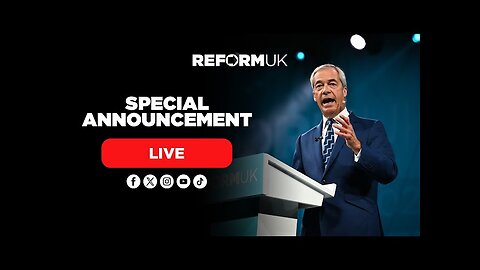 A special announcement from Reform UK. 👀