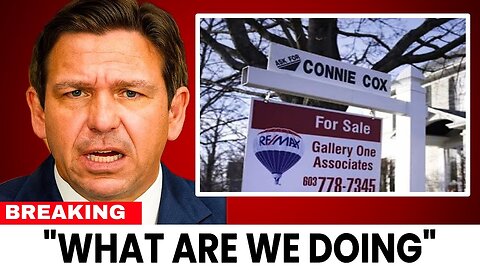 Governor Of Florida LOSES IT After Cape Coral Housing Market Freefalls!