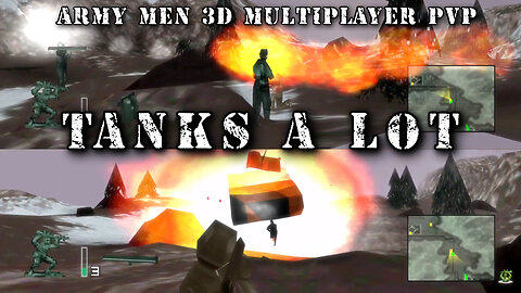 Army Men 3D - Multiplayer Capture the Flag PVP - Map: Tanks a lot