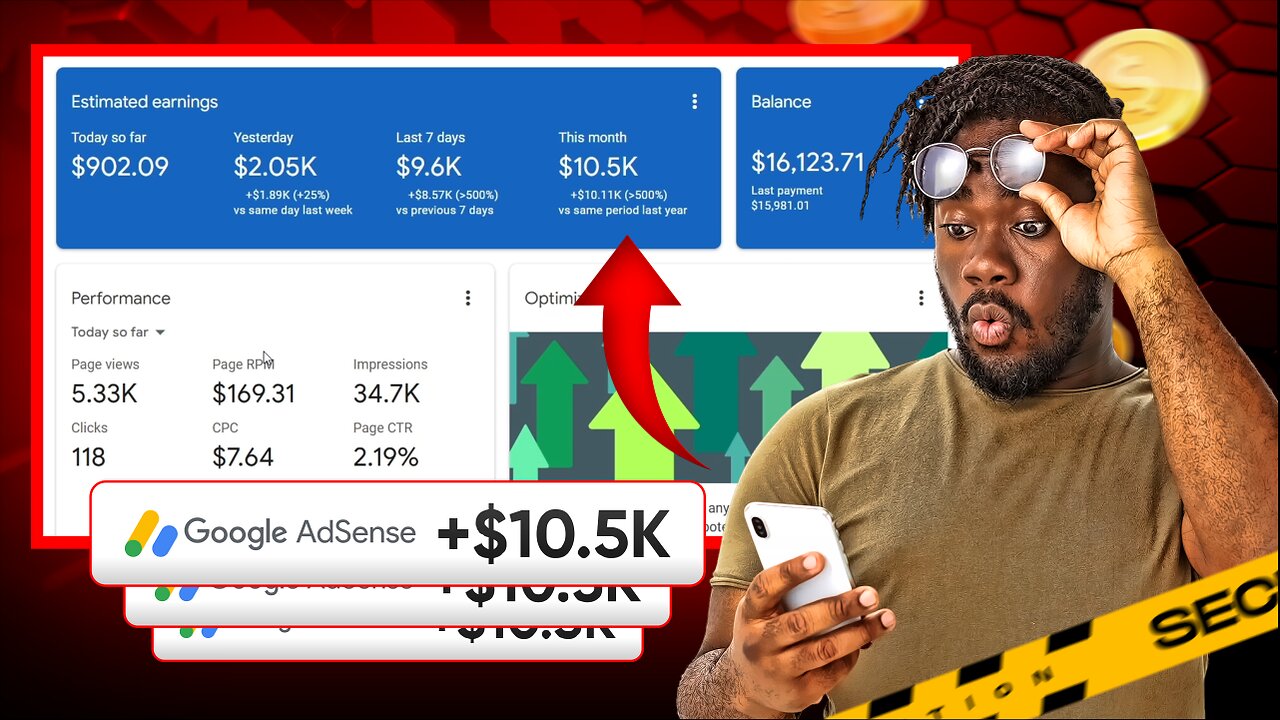 How To Make $10,000 Per Month With Google AdSense | How To Get Your Blog Approved Step By Step