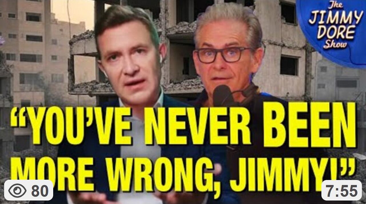 Jimmy Dore & Douglas Murray Debate Over Israel: Genocide, Ethic Cleansing 6.09.25