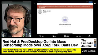 Red Hat & FreeDesktop Go Into Mass Censorship Mode over Xorg Fork, Bans Dev