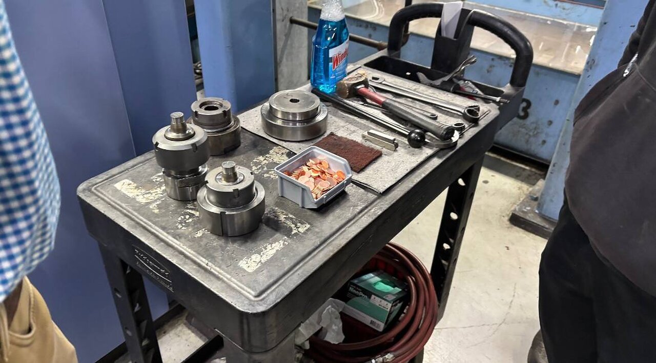 The U.S. Treasury mints its final penny, marking the end of the coin's production after over