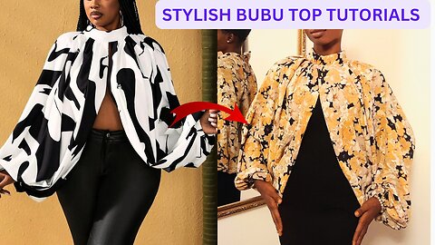 How to cut and sew this trendy beautiful top (detailed)