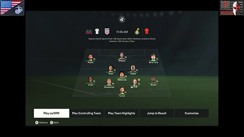 Sports Pitch Soccer 2025-2026: Game #5 [Team USA vs. Ghana Football Association]