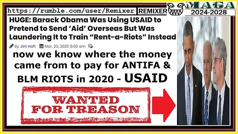 barack obama used USAID to pay for 2020 ANTIFA & BLM RIOTS