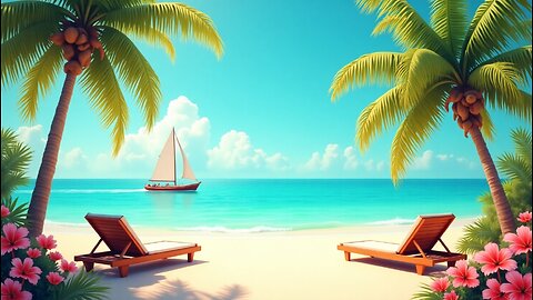 LoFi Beats Tropical Vacation