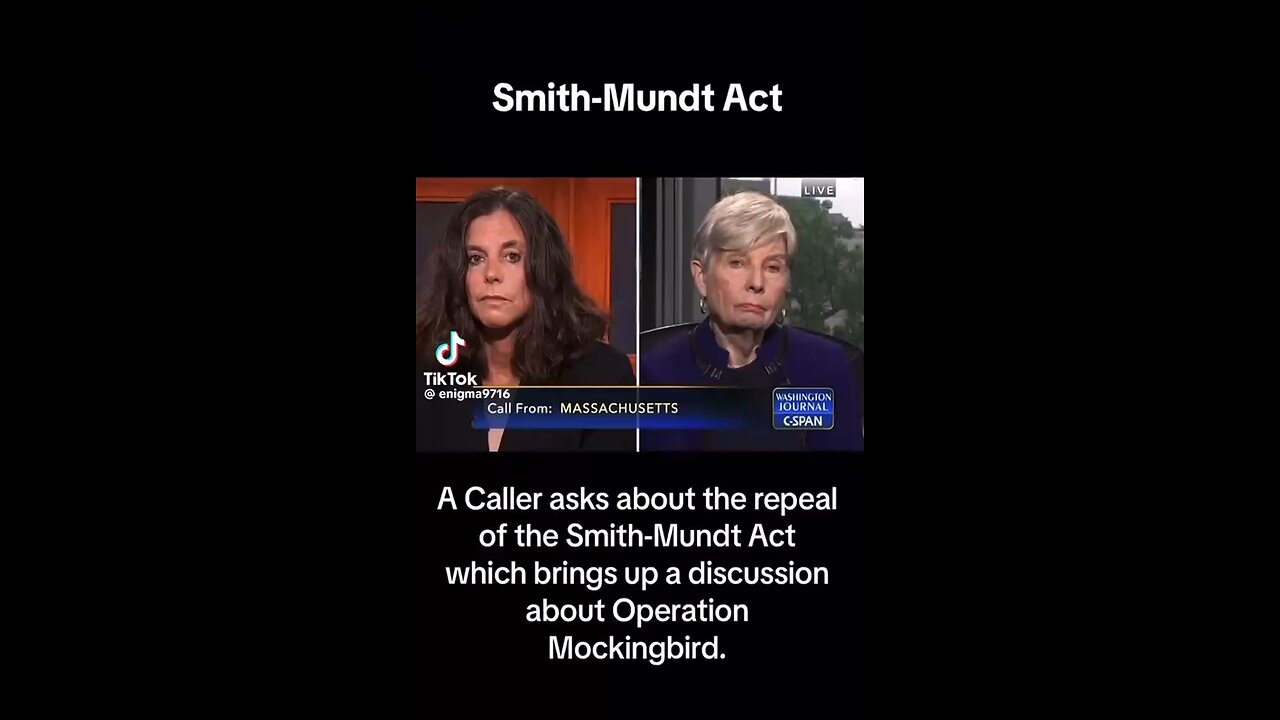 The re·scis·sion of Smith Mundt Act & Operation Paperclip 📎 How the Mainstream Media lies legally.