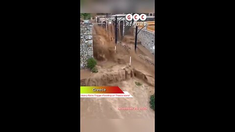 #Greece #Thasos #flood #rainstorm #natural_disasters #weather #climate #destruction #anomaly
