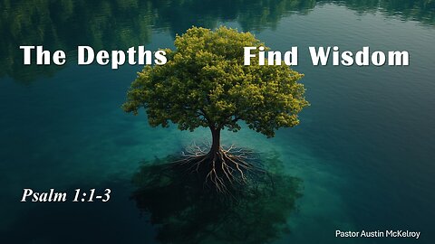 The Depths Find Wisdom, Pastor Austin McKelroy, 04/15/2025