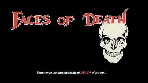 FACES OF DEATH 1978 Movie A9E TV