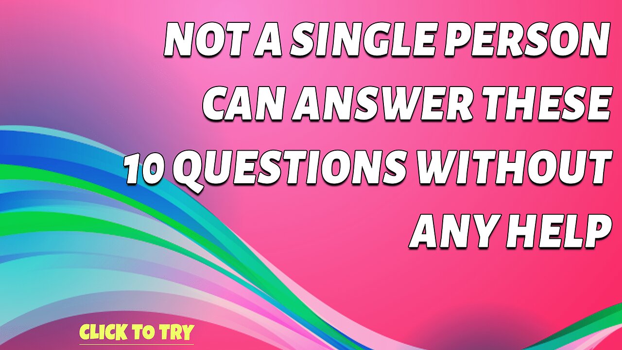 Unbeatable Knowledge Quiz