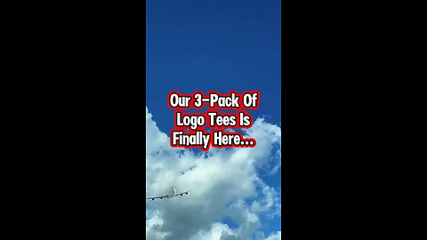 Our 3-Pack Of White Or Black Tees Are Live In Our Store👕#3PackOfTees #WhiteTees #LogoTees