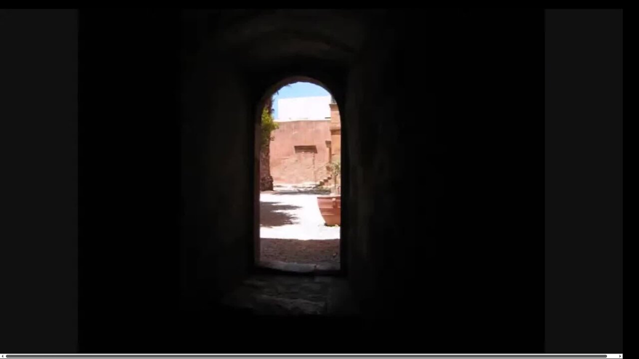 #arkadi #crete #monastery #clip #garden #ancient