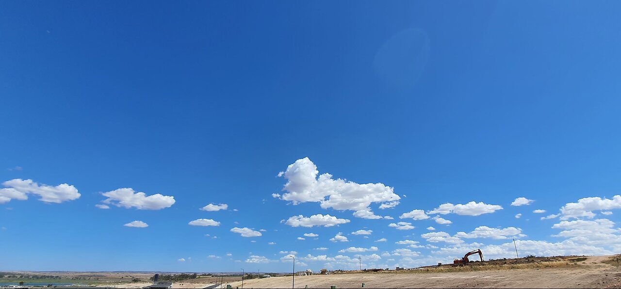 Natural cloud system in time lapse
