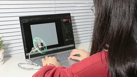 cool led light fan clock