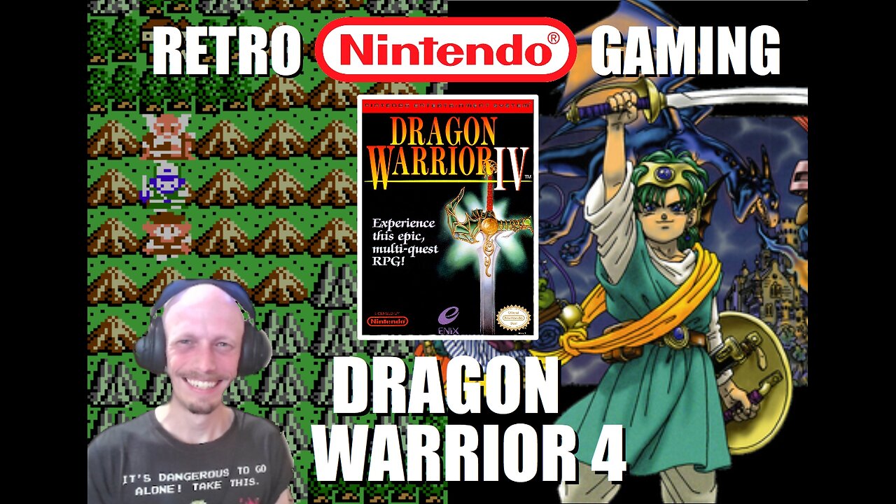 Dragon Warrior 4 (NES): Escape the Rule of the Tyrannical King in a MultiQuest RPG with BrightGaming