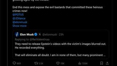 He recorded everything [EPSTEIN] - Release the videos - Flynn/Musk