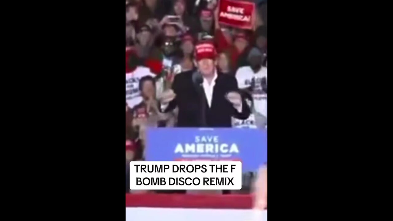 Trump F Bomb disco remix