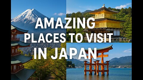 Amazing Places to visit in Japan