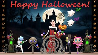 Monster Mash - Bobby Pickett - Happy Halloween - Halloween Party Video - Trick or Treat