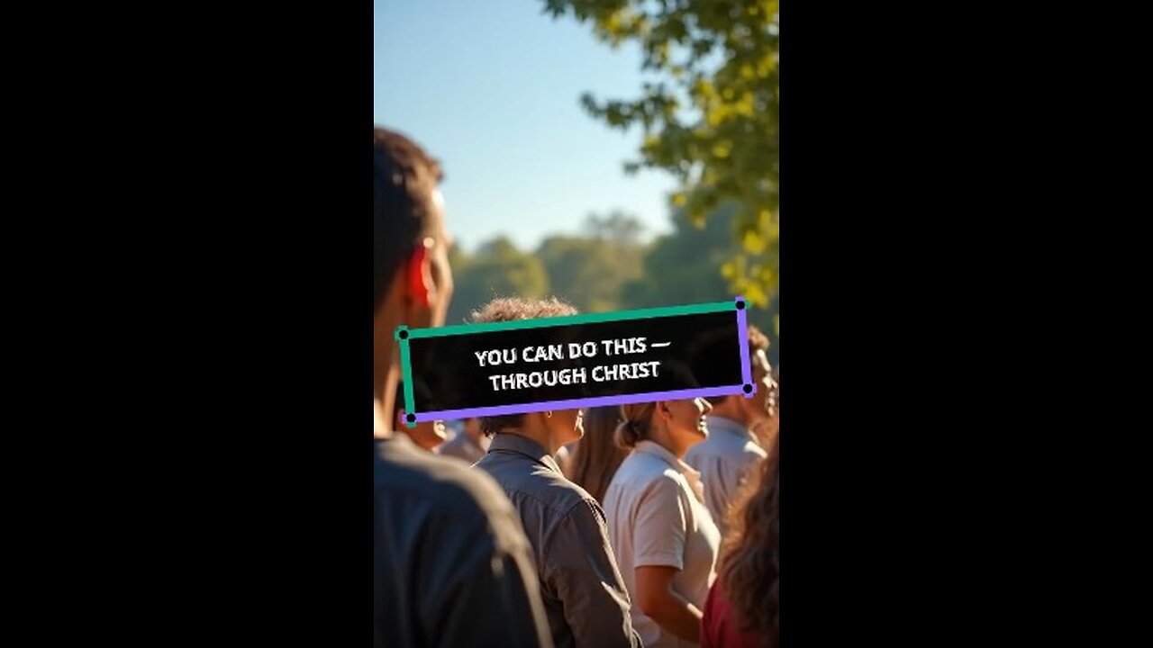 You Can Do This - Through Christ