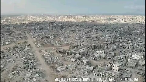 An underground route was destroyed, containing a Hamas operations room in Gaza city