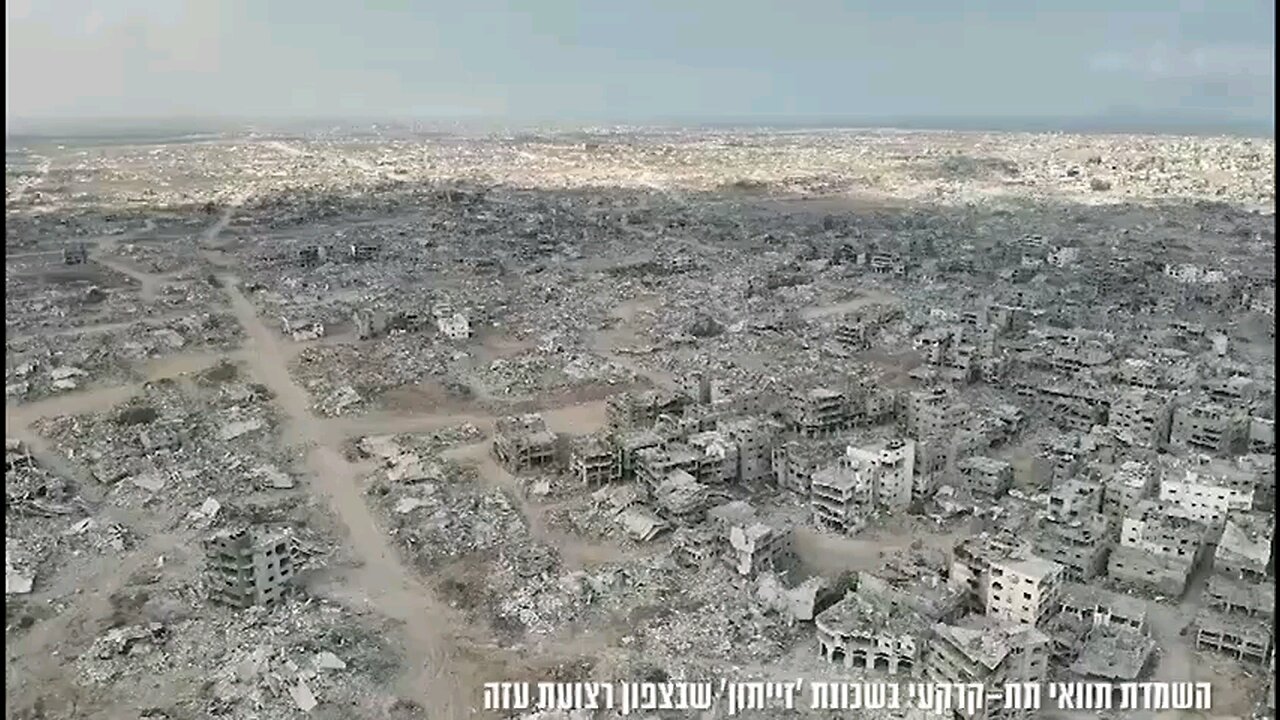 An underground route was destroyed, containing a Hamas operations room in Gaza city