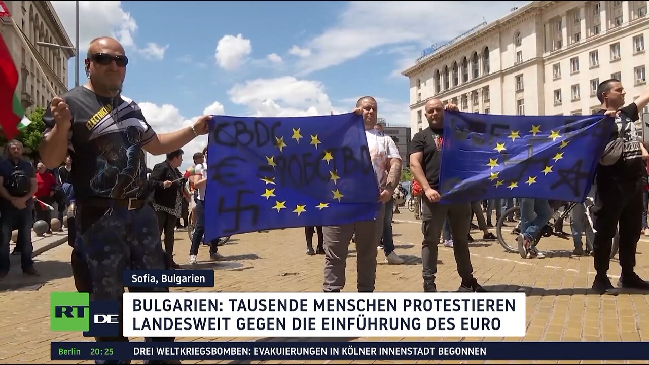 Bulgarien: Nein zum Euro - Tausende protestieren zum Erhalt der Landeswährung