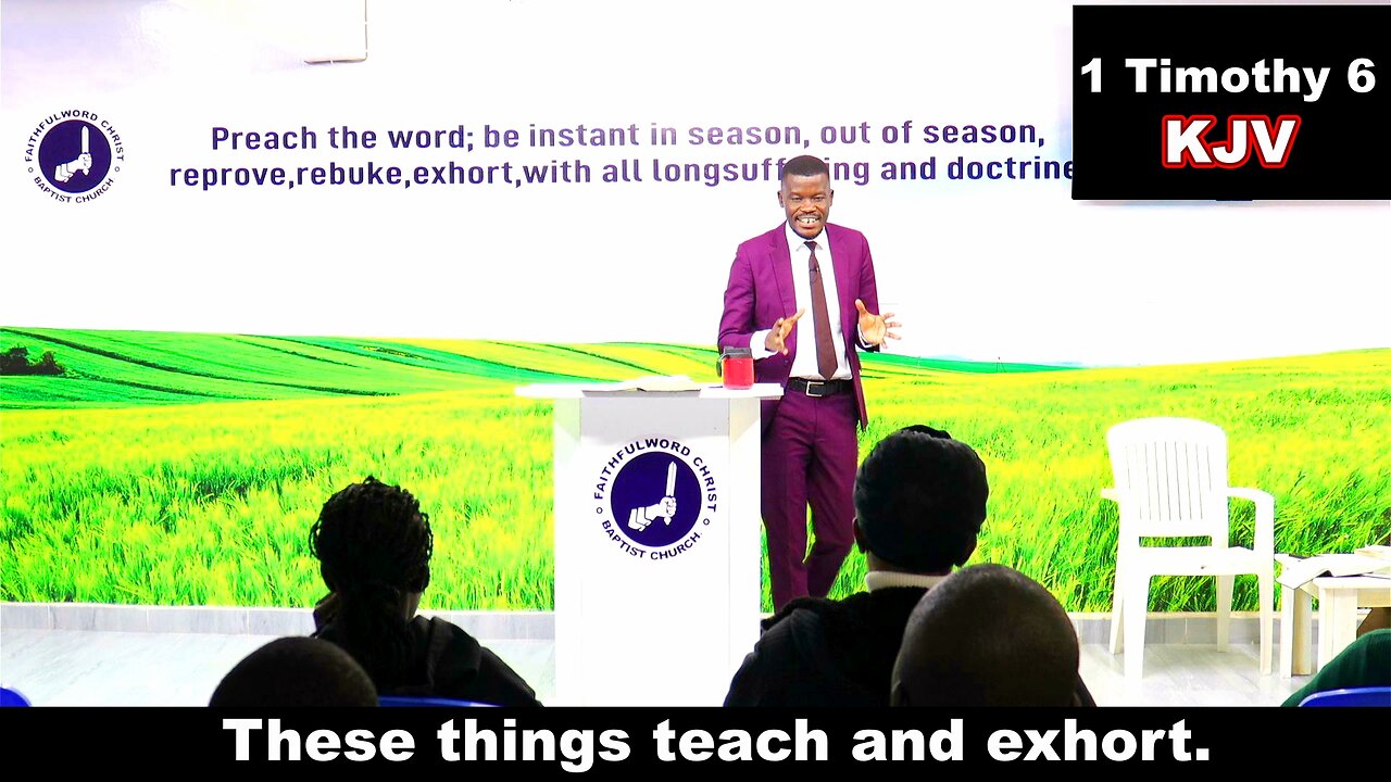 These things teach and exhort.