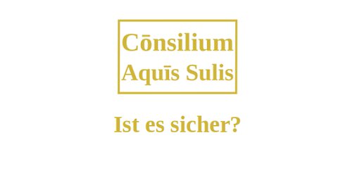 Ist es sicher? (Deutsch audio)