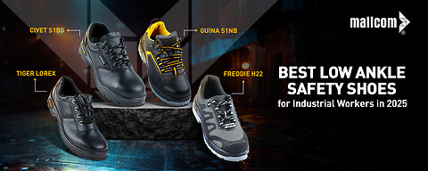Best Low Ankle Safety Shoes for Industrial Workers in 2025