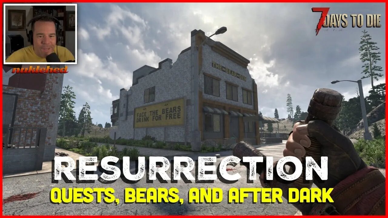 We Fought Two FERAL Bears! (7 Days to Die After Dark)
