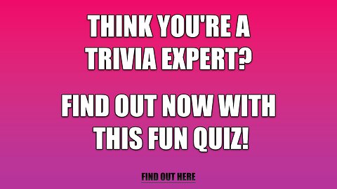Mixed Trivia Quiz