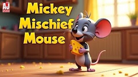 Mickey the Mischief Mouse 🐀| Fun Story for Kids😊