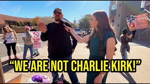LIBERAL PROTESTORS CALL CONSERVATIVES NAZIS | AMFEST 2025