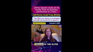Epstein made all his money from Leslie Wexner, Donald Trump, Bill Gates