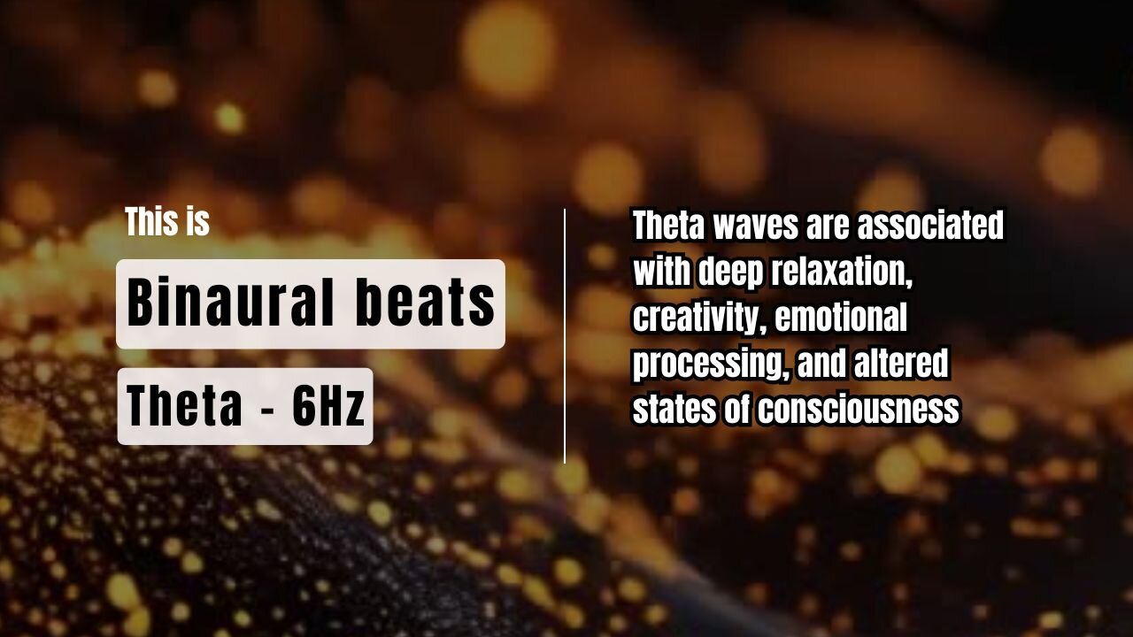 Binaural Beats | Theta 6Hz Meditation Music for Deep Relaxation, Sleep, and Healing