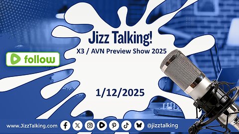 Jizz Talking - X3 / AVN Preview Show 2025 - 1/12/2025