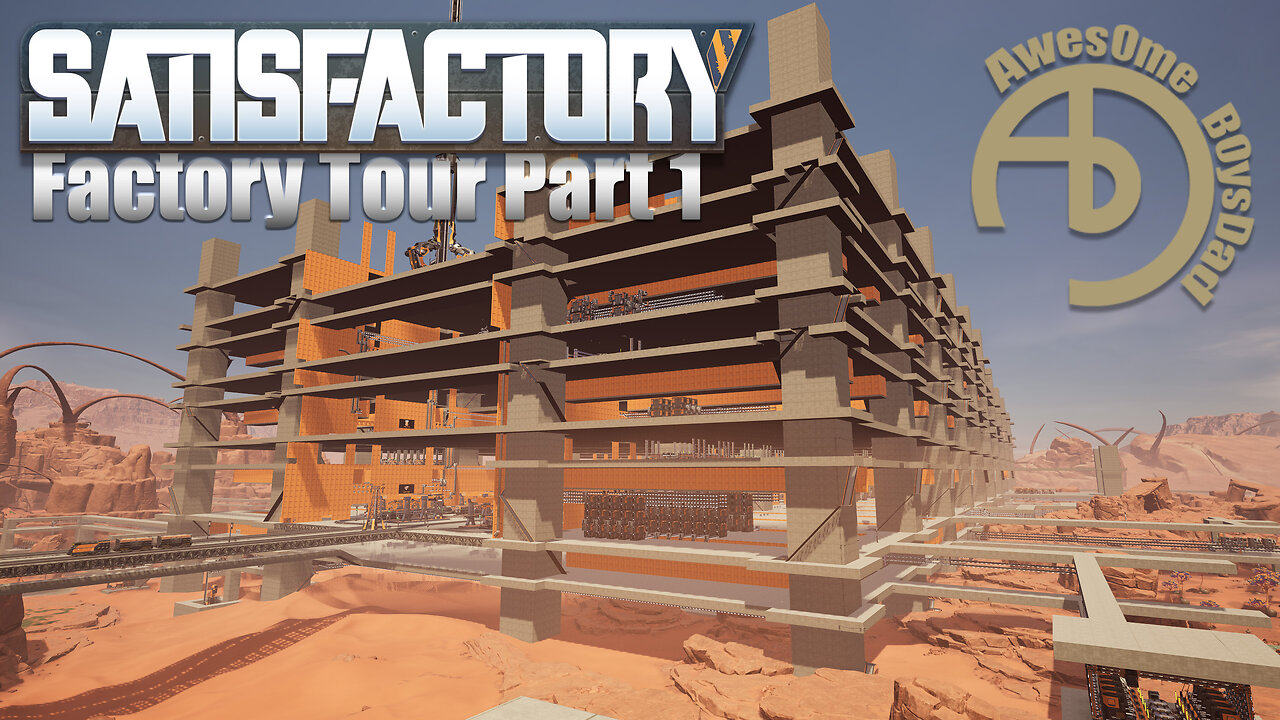 Satisfactory | Factory Tour Pt1 | No Commentary