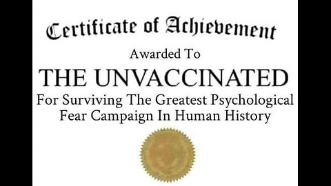 The "THEY LIVE" version of how they treated the UNVACCINATED. Never Forget!