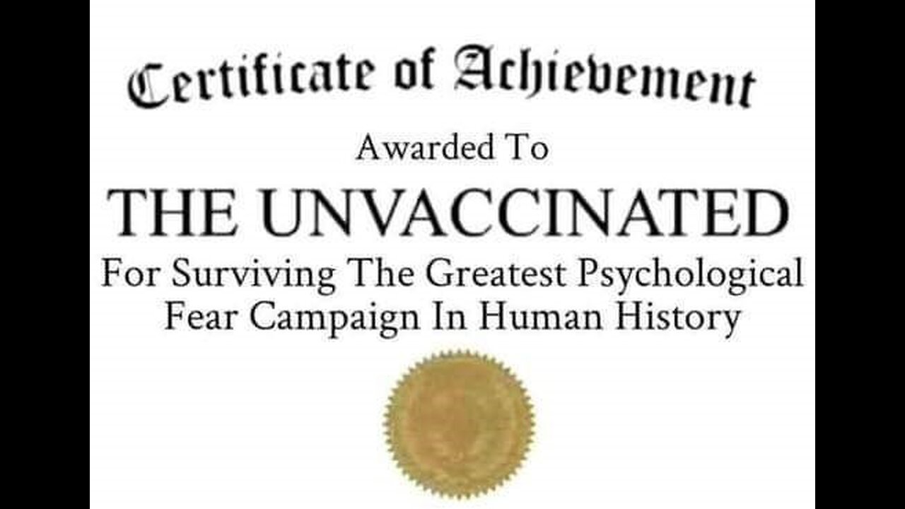 The "THEY LIVE" version of how they treated the UNVACCINATED. Never Forget!