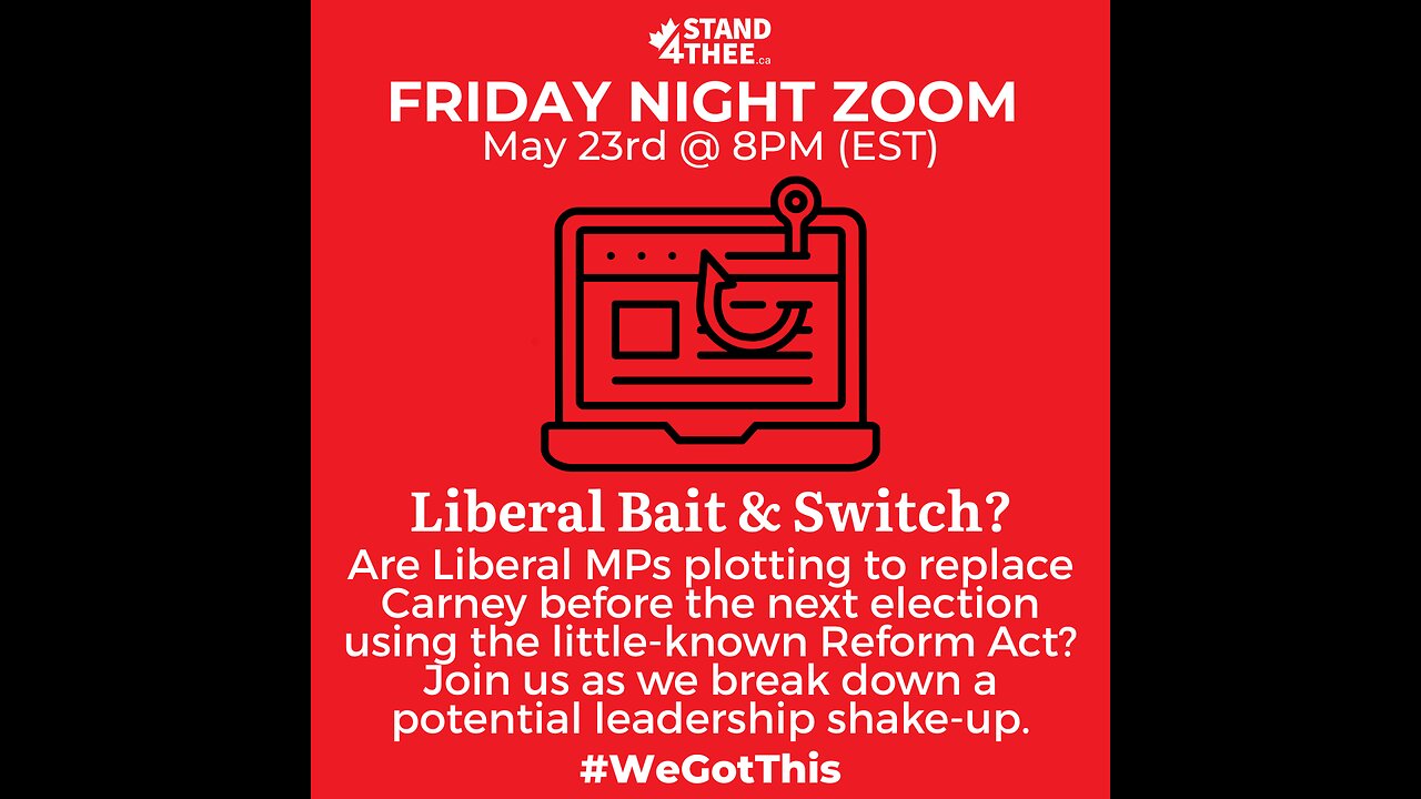 Stand4THEE Friday Zoom May 23rd - Bait and Switch